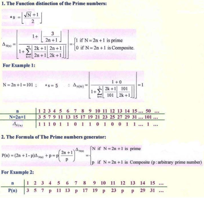 prime number formula